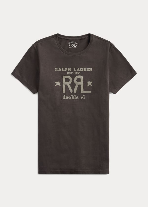 Ralph Lauren Logo Crewneck T Shirt Herre Danmark (OJXHW4317)